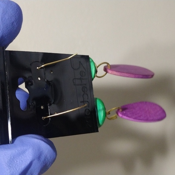 Women's Stunning Gold-Tone Colorful Beaded Drop Dangle Earrings, 3.25-inch - Picture 6 of 6